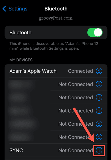 iphone bluetooth-info