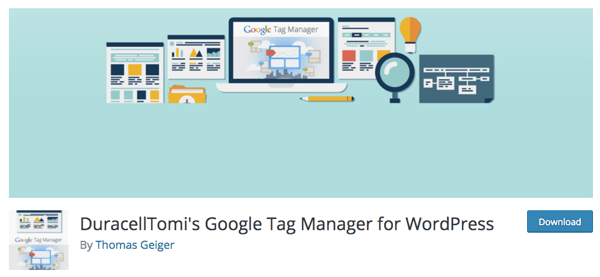 Chris raadt DuracellTomi's Google Tag Manager voor WordPress-plug-in aan.