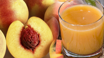 Wat zijn de voordelen van perzik? Perzikthee voor darmregulatie! Als je perziksap drinkt ...
