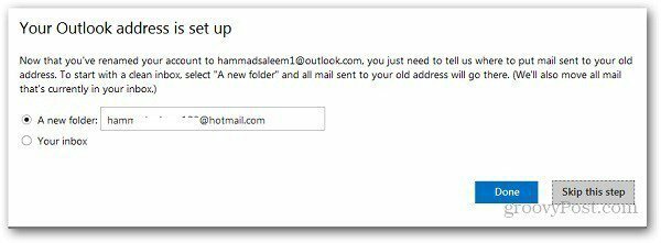 Hernoem Hotmail-adres 6