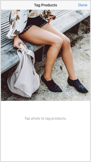instagram shoppable post-tag producten tik op locatie