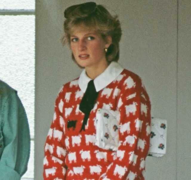 De iconische trui van prinses Diana
