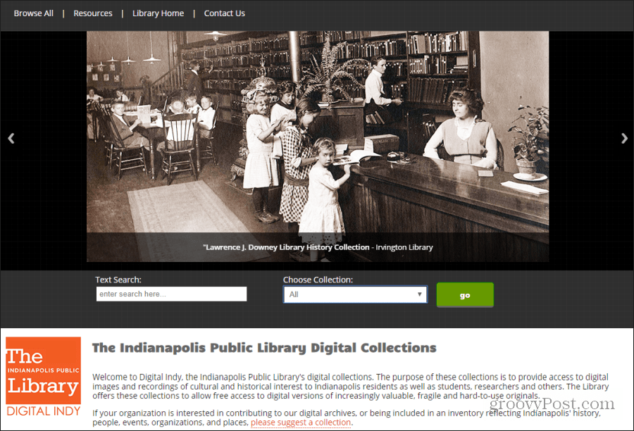 digitale archieven van indianapolis