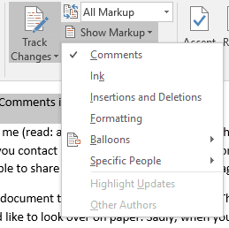 Microsoft Word print opmerkingen alleen geen trackwijzigingen