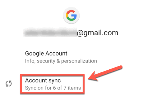 synchronisatie van Android-accounts