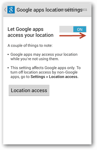 google apps hebben toegang tot uw locatie