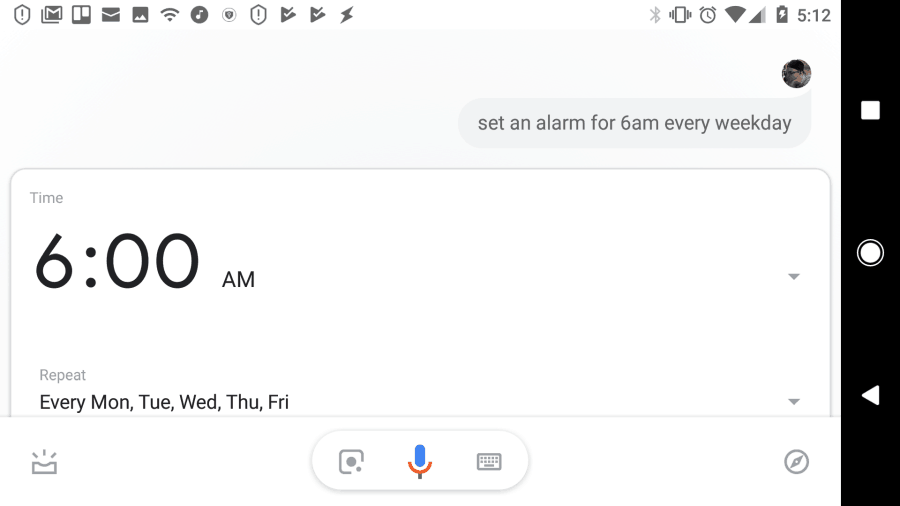google-assistent speelt alarmen en herinneringen af