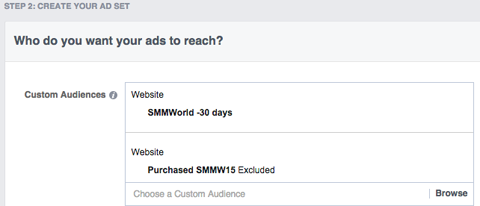 SMMW15 facebook-advertentieset