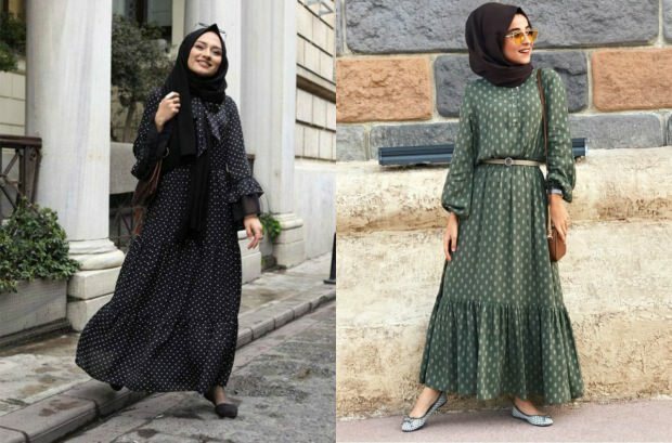 Prominente patronen in 2018 hijab-mode