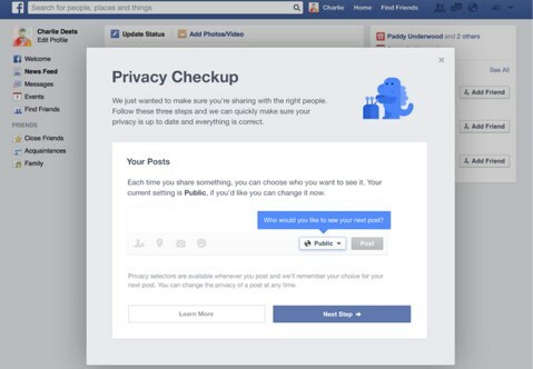 facebook privacycheck