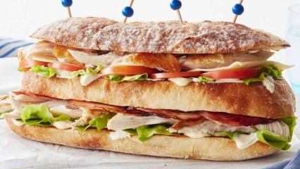 Hoe wordt Club Sandwich gemaakt? Club sandwich recept thuis