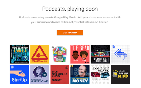 google play verwelkomt podcasts