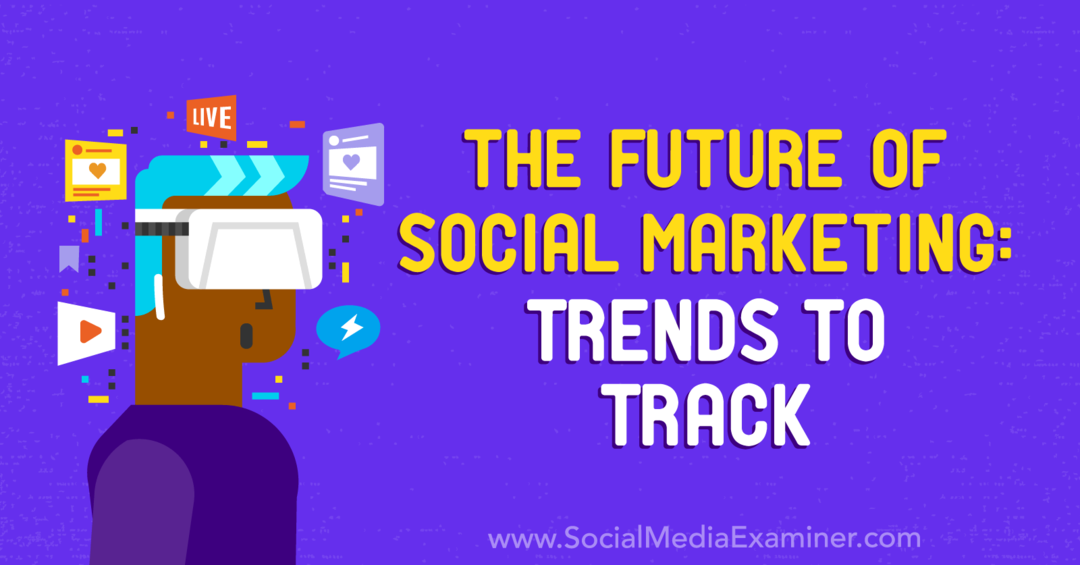 De toekomst van sociale marketing: trends om bij te houden met inzichten van Mark Schaefer op de Social Media Marketing Podcast.