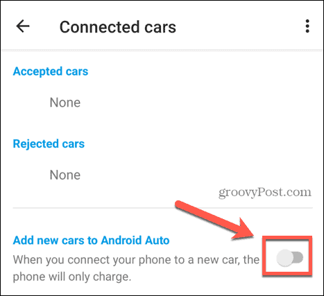 android auto voegt automatisch nieuwe auto toe