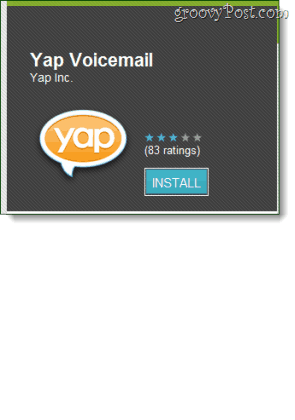 Yap Voicemail van de Android-markt