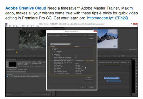 Adobe Creative Cloud-inhoud op linkedin