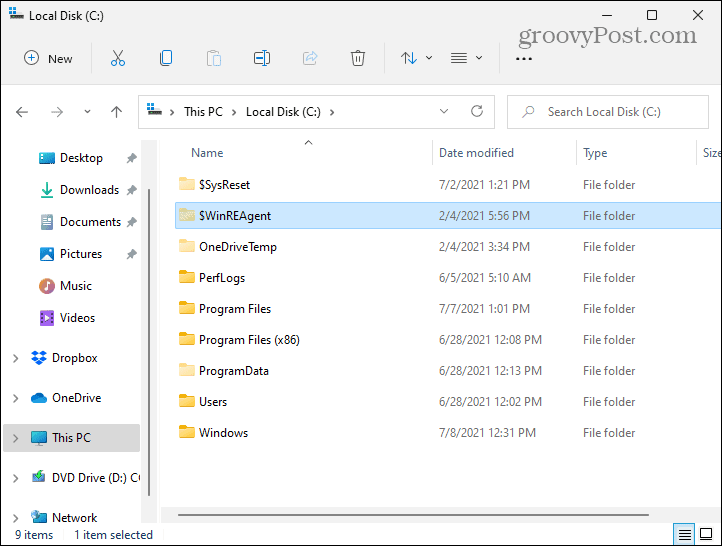 Verborgen bestanden en mappen weergeven op Windows 11