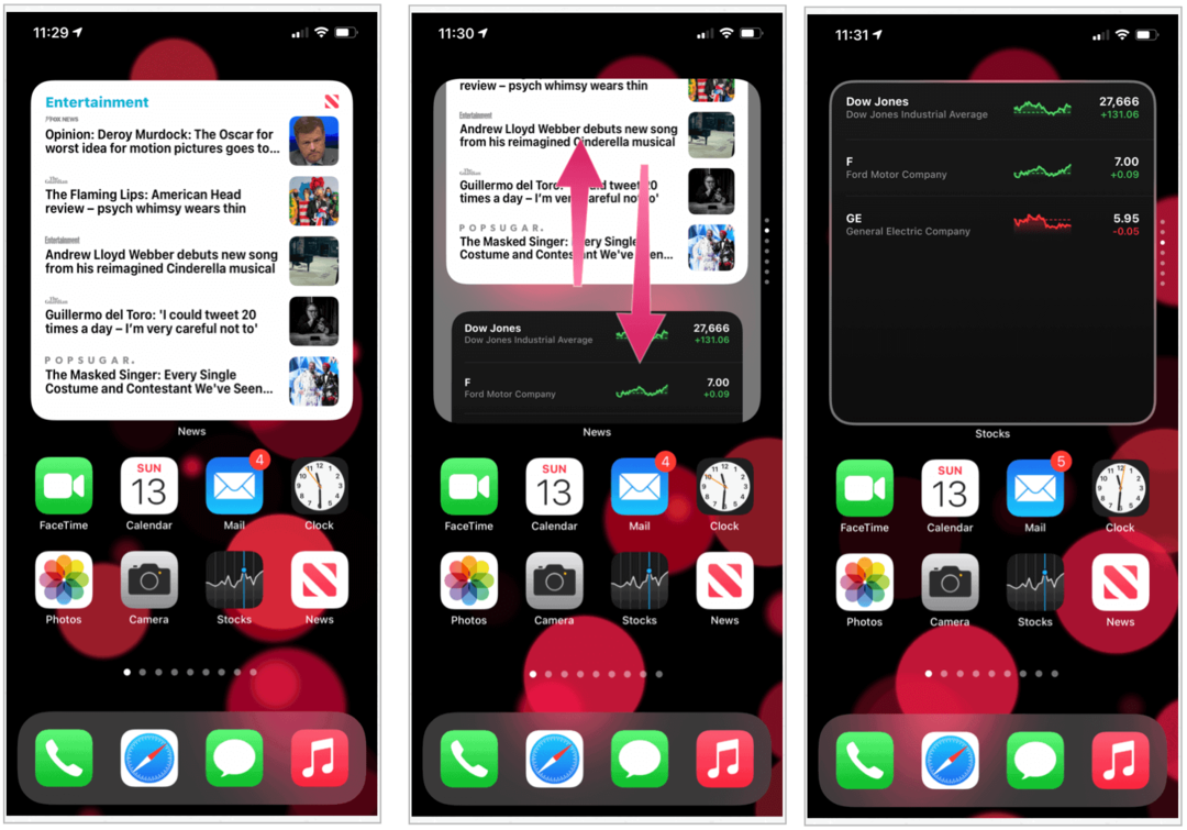 Widgets gebruiken in iOS 14 op iPhone