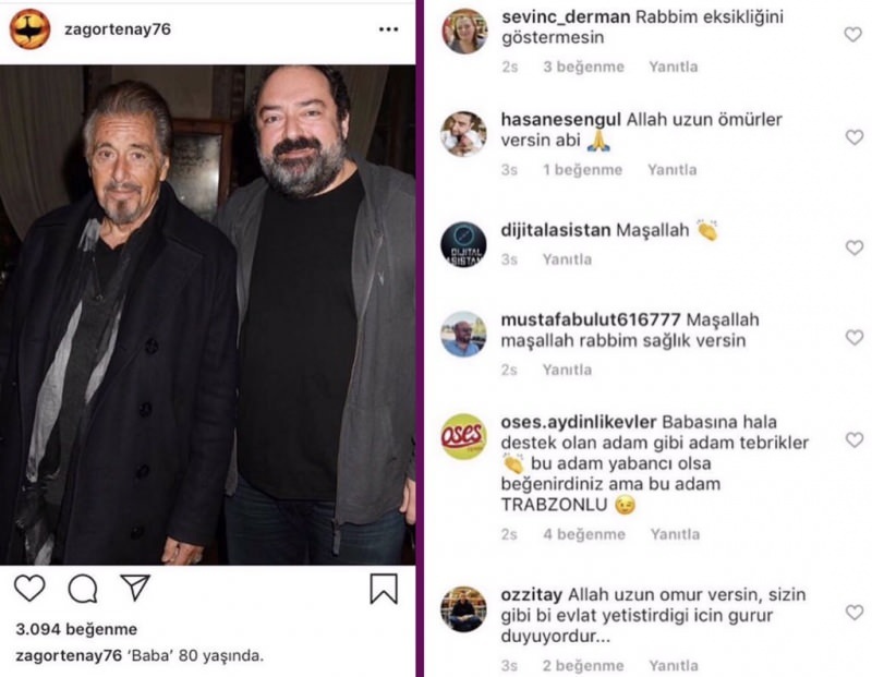Nevzat Aydın, de oprichter van Yemek Sepeti, deelde Al Pacino! Sociale media in de war