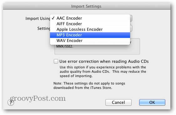 Gebruik iTunes om Lossless Music Files naar AAC of MP3 te converteren