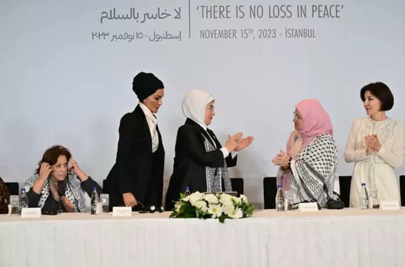 Eén hart voor de vrouwen van de Palestijnse leiders, persbericht