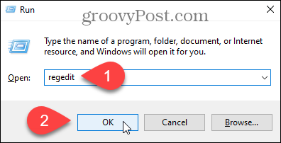 Open de Windows Register-editor