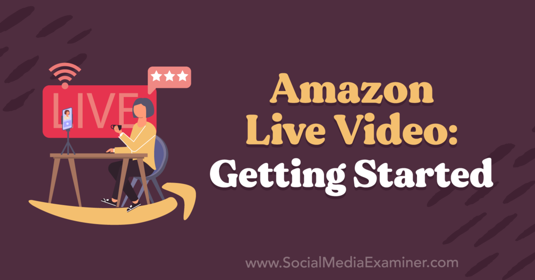 Amazon Live Video: Aan de slag met inzichten van Kirk Nugent op de Social Media Marketing Podcast.