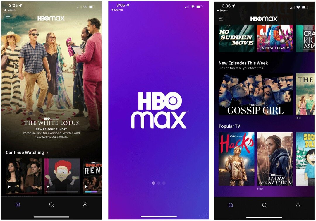 Beste iPhone-apps HBO Max