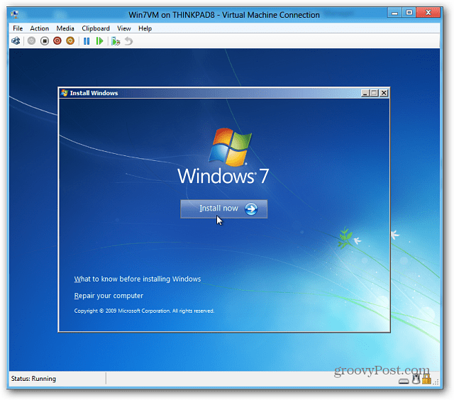 Windows 7 installeren