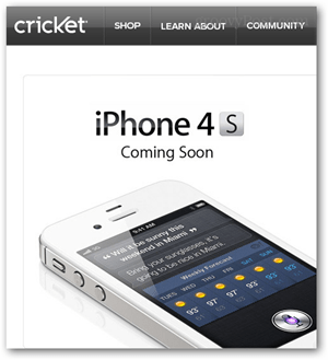 iphone 4s voor cricket