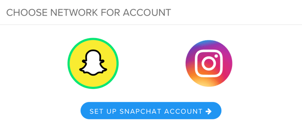 Koppel je Snapchat-account aan Snaplytics.