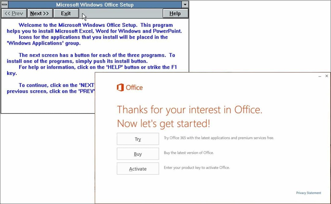 Een blik op 25 jaar Microsoft Office (toen en nu)