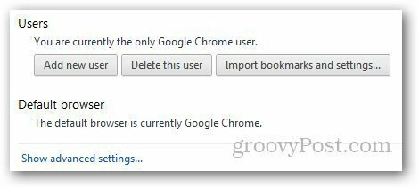Chrome standaard webbrowser 2