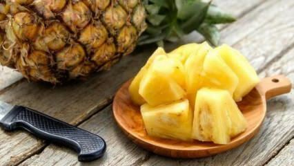 Fruit dat oedeem in het lichaam verwijdert: ananas