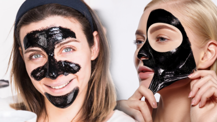 Wat zijn de voordelen van een zwart masker? De methode om een ​​zwart masker op de huid aan te brengen