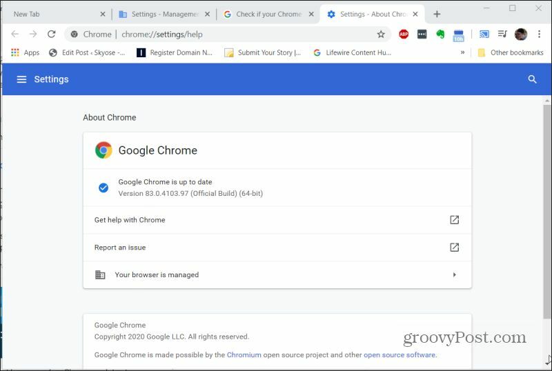 Google Chrome bijgewerkt