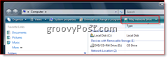 Wijs een netwerkstation toe in Windows 7, Vista en Server 2008 vanuit Windows Verkenner