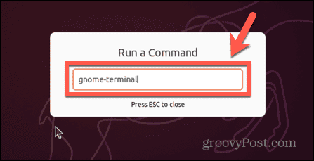 ubuntu run-terminal