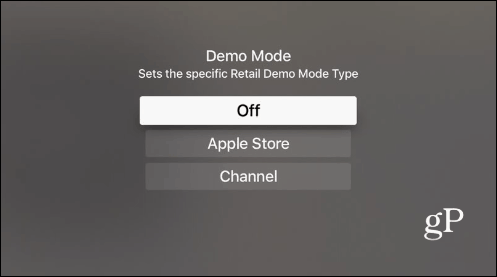 type demo-modus