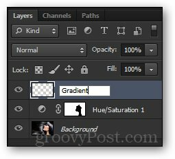 nieuwe laag photoshop gradiënt tutorial aanmaken