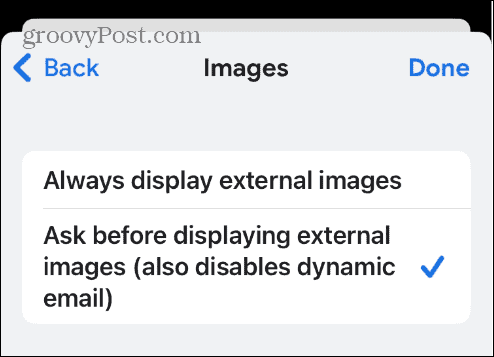 Afbeeldingen in- of uitschakelen in Gmail