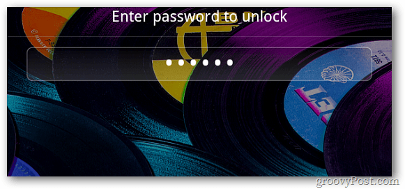 Kindle Fire Lock Screen-wachtwoord