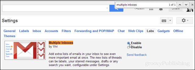 Gmail Labs