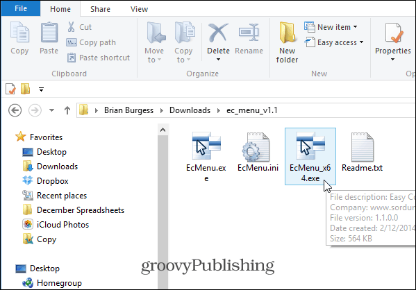 Items toevoegen aan het snelmenu van Windows met de rechtermuisknop op de gemakkelijke manier