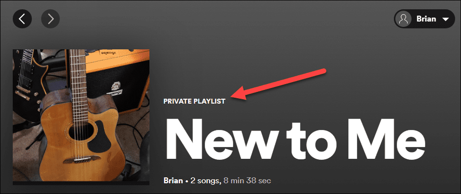 Maak een afspeellijst privé op Spotify