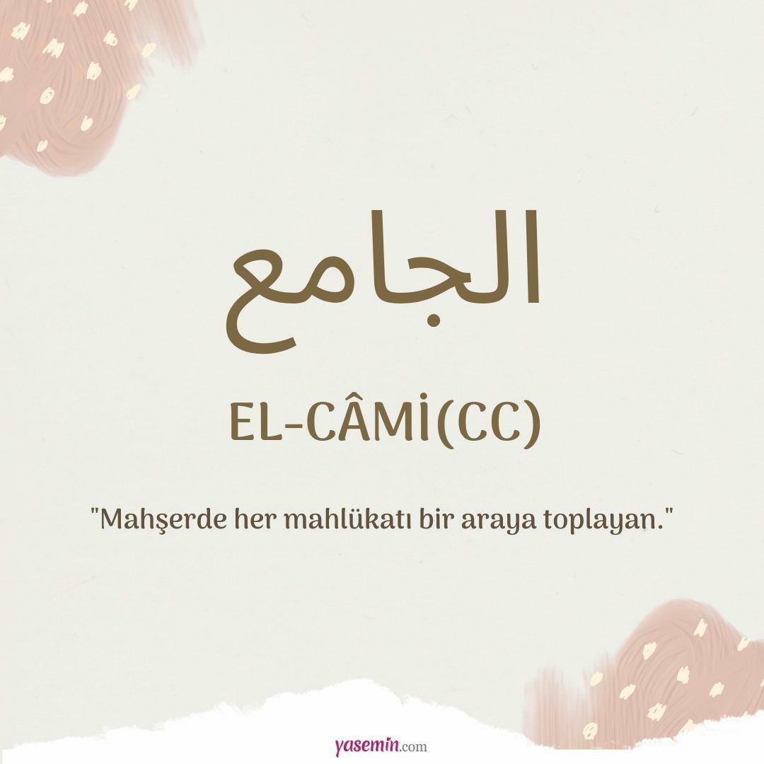 Wat betekent Al-Cami (cc)?