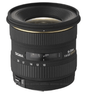 Signa 10-20 mm f4 - 5.6 EX DC HSM lens Groothoek Screenshot