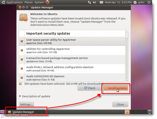 installeer ubuntu-beveiligingsupdates
