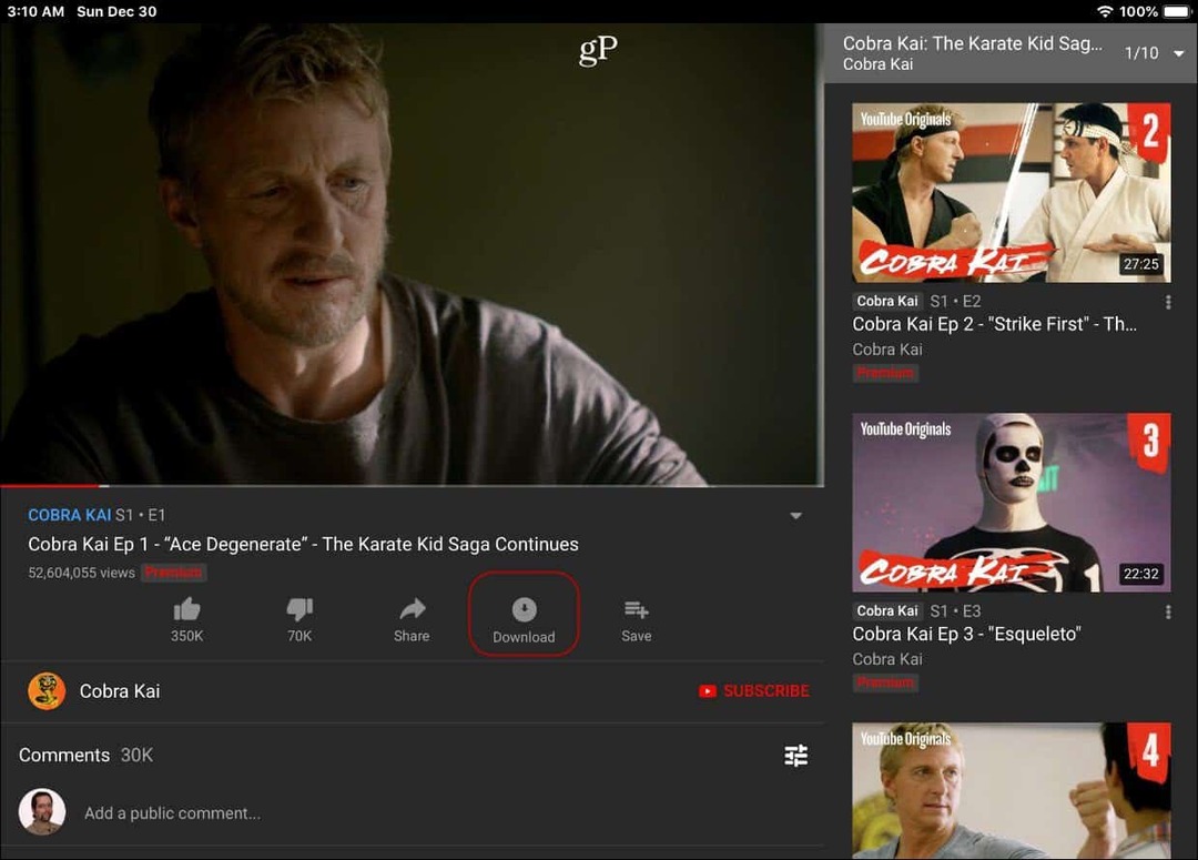 Download YouTube Premium-video's op Android- of iOS-apparaten