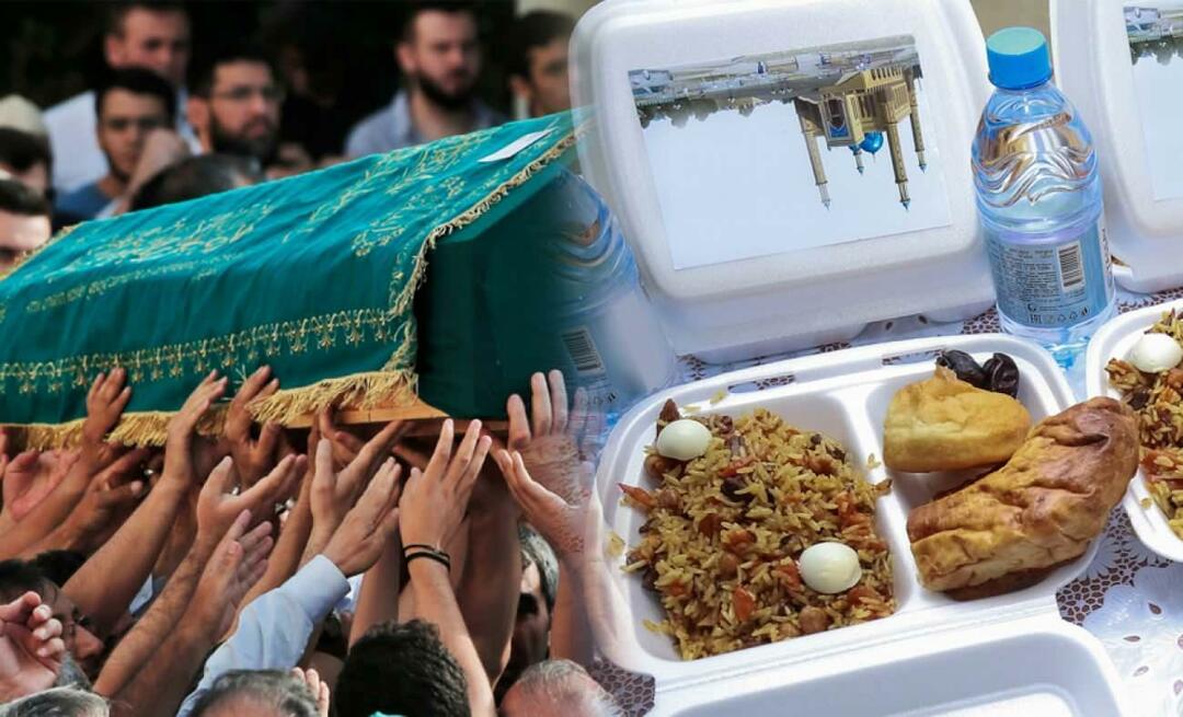 Is het toegestaan ​​om voedsel uit te delen na een overleden persoon? Moet de begrafenisondernemer eten geven in de islam?